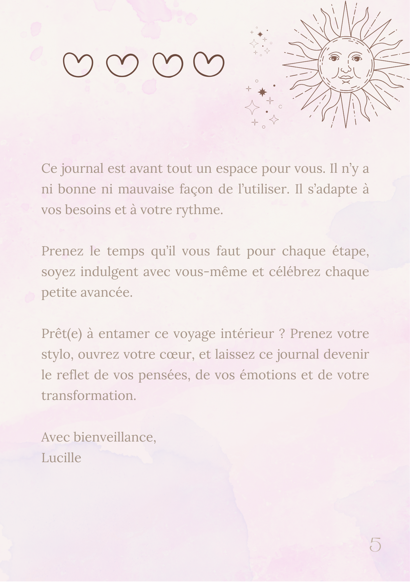 Mon journal, mes émotions et moi